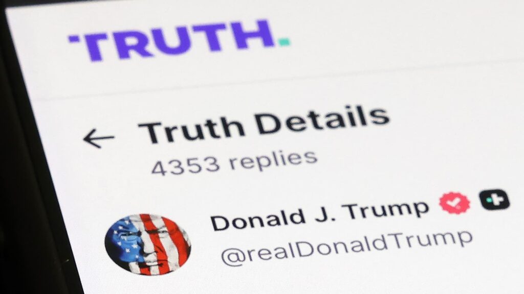 DJT Trump Media in talks to spin off Truth Social DJT Trump Media in talks to spin off Truth Social