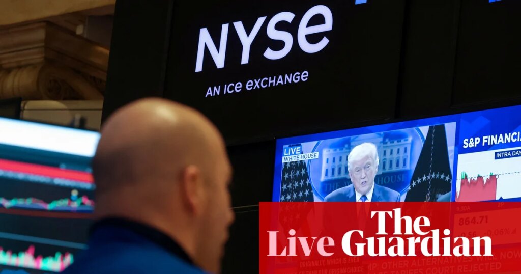 US dollar and European stock markets drop after Trump announces 15% global tariff – business live | Business US dollar and European stock markets drop after Trump announces 15% global tariff – business live | Business