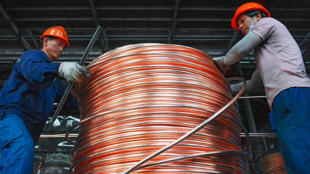 Copper joins gold in broad commodities sell-off. There's a worrying reason behind it