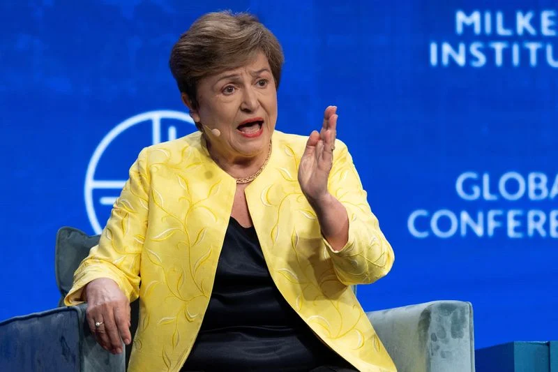 IMF chief says no global slowdown in sight yet, but risks are high IMF chief says no global slowdown in sight yet, but risks are high