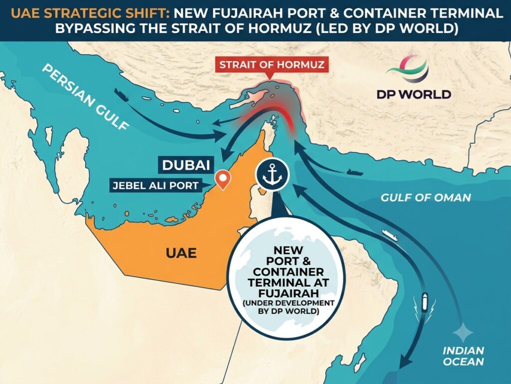 UAE plans new Fujairah port to bypass Strait of Hormuz, FT reports