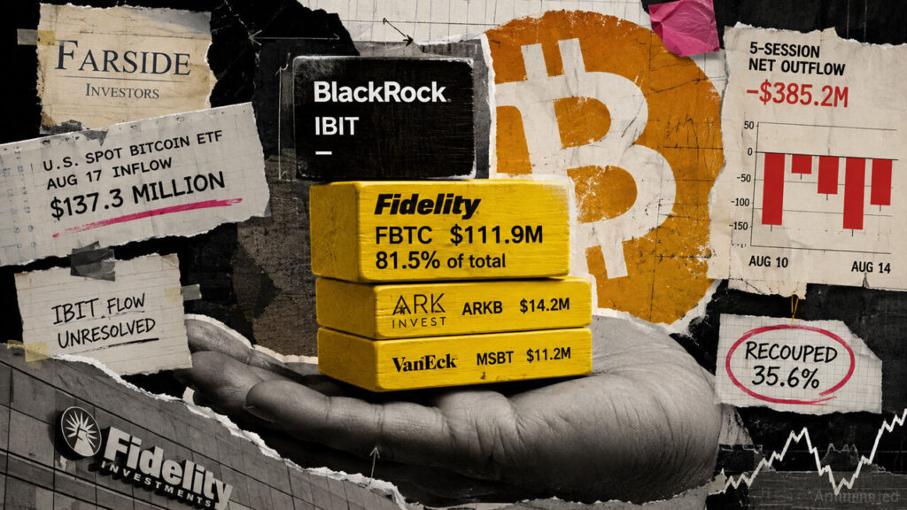 Bitcoin ETF inflow rebounds, but Fidelity supplied 81.5% Liam 'Akiba' Wright
